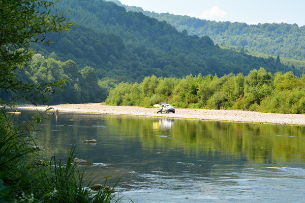Carpathians, photos, Stryi River